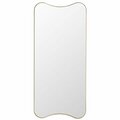 Safavieh 14 in. Hyla Mirror, Gold MRR8008A